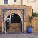 Ingang van Hotel Al Jasira in Essaouira