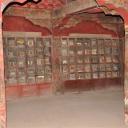 Gedeelte van de tempel uit de film 'Kundun' in de Atlas studio's