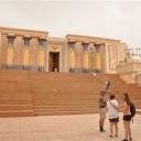 Filmset van een Egyptische tempel in de Atlas studio's